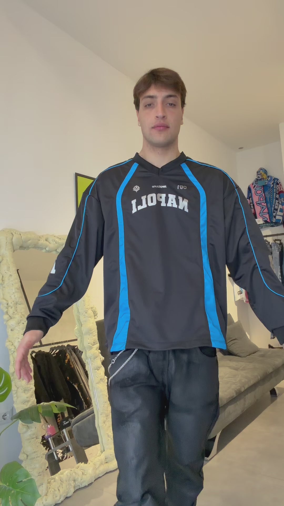 HOCKEY JERSEY NA nera